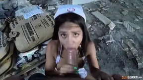 Hot and steamy scene with Julia De Lucia and Ian Scott