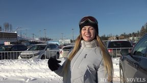 Hubby and wife tempt ski instructor into a dirty threesome