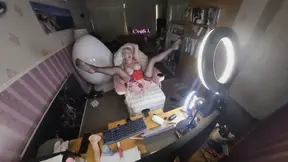 Hot MILF shows off her massive tits in a webcam solo masturbation session