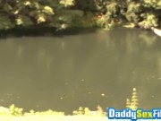 Bryan Slater and Spike go out fishing and fuck hard instead