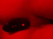 Sissy femboy goth plays with his buttplug toy. Solo Anal toy play and masturbation.