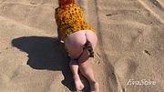 the red-haired predator inspects and marks its territory