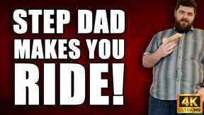 KingMarti: Stepdad Makes Little Faggot Step Son Fuck Himself Hard & Come on Dildo 4k UHD