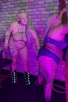 Double Dom Spank and Fuck BBW Sub