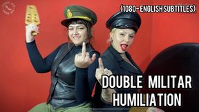 Militar Slave Training With Two Femdom Queens
