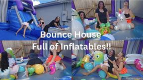 3 Girl Bounce House Inflatable Humping Sushii Whitney Maleka