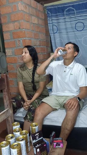 The Cheating Neighbor Fucking Her Husband and Her Neighbor
