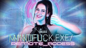Mindfuck exe: Remote_Access - Sophia Truee lures you into a seductive sensory simulation where your reality melts, your choices vanish, and she becomes your only God permanently