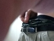 Quick cum at work.
