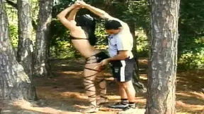 Teenage trans girl gets her tight pussy pounded