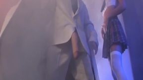 Mature Blonde MILF Gets Fingered and Devours Double Dildos