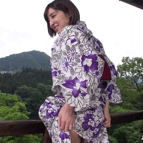 Japanese Kimono Lady Runa Hagawa Had Sex, Uncensored