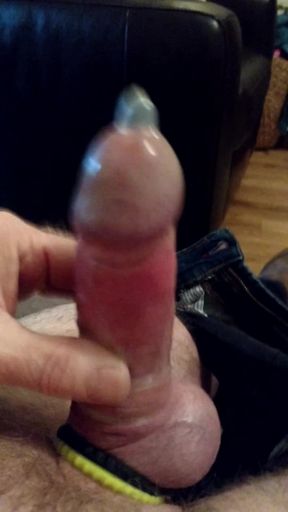 Condom wank