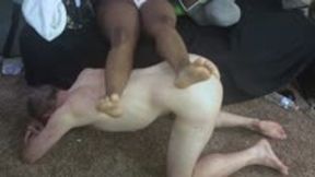 Human Furniture - Serene Sole Devotion: An Evening with Goddess MXDominion’s Human Footstool, female domination, foot slave training, foot domination  4k