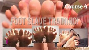 2 hours of Foot worship & Foot slave training! Course 4 WMV