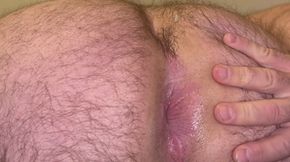 My Frozen Cum Inserted Into My Ass, Then Played with and Pushed Out Slowly with Cum Dripping Down My Asshole