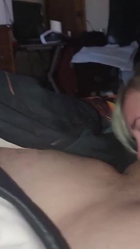 Amateur MILF homemade blowjob and creampie fuck. Part 1 of 3   Clip 3