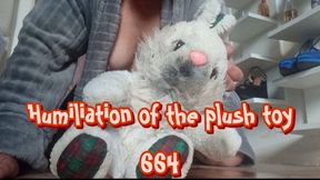Humiliation of the plush toy 664