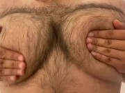 Man Tits in my shirt