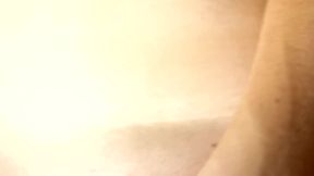 Gorgeous GF gets a massive cock rubbed against her sensitive clit during a