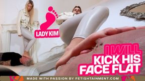 I will crush his face flat ( Kicking and Trampling with Tall Lady Kim ) - FULL HD MP4