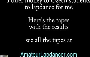 Stunning czech chick does strip and lapdance