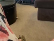 Rubbing my Pussy in the Living Room Shhhhhh