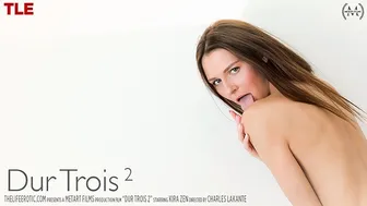 Kira Zen Teases Her Hairy Cunt with Fingers in Steamy Solo Session