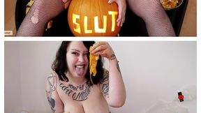 Messy Pumpkin Carving