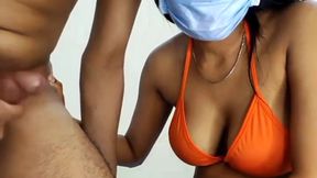 Bhabhi Ji Put Honey in Her Pussy and Lick Her Pussy in Hindi Audio