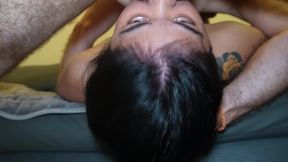 anal training deepthroat sloppy ass destroyed pussy orgasm and facial cumshot for slave asian