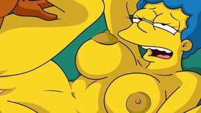 The Simpsons Cheating Marge Fucks Carl Video - Car Toon And Marge Simpson