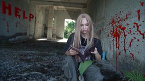 The Girl Found the Book of Evil and Conjured a Flying Dick for Herself