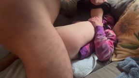 Street Girl Kisses Her Knees Till I&#039;m Done!