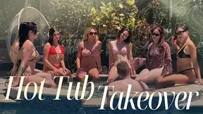 Farting Bikini Findom Gang Destroy Human Seat 4K