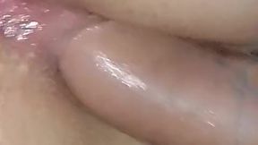 Step mom facks her ass pussy and cleans up