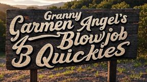 Granny Carmen's Blue Angel Stripper Suck, Lick & Fuck! 72323fap
