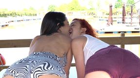 behind the scene, two swinger couples meet at the naturist campsite.