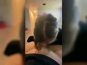 She Spit my Cum all over me