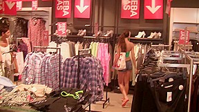 Agnessa in a lucky guy receiving an amateur blow job