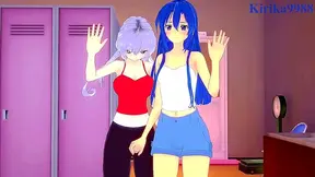 Tsubasa Kazanari & Chris Yukine's Intense Futanari Sex Adventure