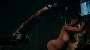 Lara Croft in Trouble [Full Scene]