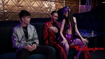Family Thought She Was In College.. Find Her In Strip Club &amp_ Spit Roasted | FamBangs
