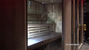 fucked in public sauna by latino