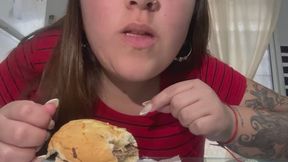 Chewing with your mouth open