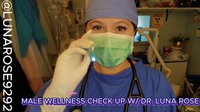 MALE WELLNESS CHECK UP WITH DR. LUNA ROSE POV Shall we check your hernia and prostate while performing a physical examination on you!