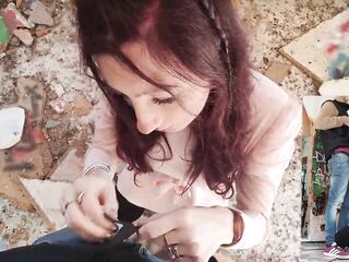 PornoVLOG - Italian Amateur Doggy Style in Abandoned Location