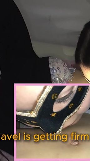(en) Mirai Domoto Licks Maina Miura’s Honey-soaked Belly Button