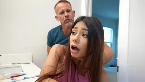 Latina Layna Loves Prone Sex for Her Small Tits Pleasure Fest