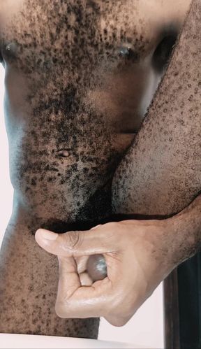 Urgent Masturbation of a Black Guy